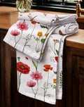 Miss Adola 2pcs Cotton Waffle Kitchen Towels, Wildflower by MissAdola