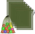 6 Pack Mesh Drawstring Bags by COIDEA