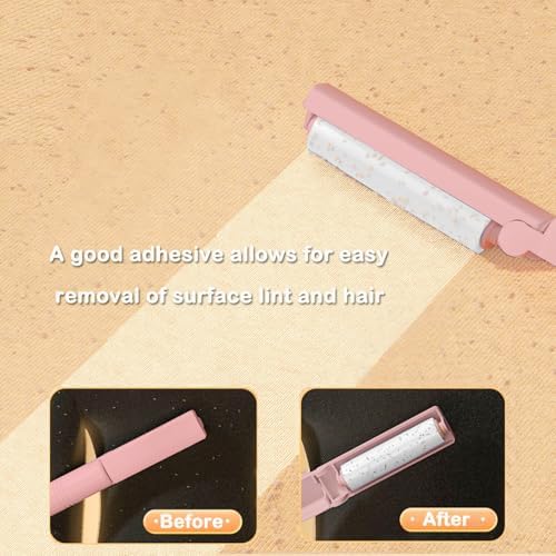 Mini Reusable Lint Roller 6 Pack, Washable Sticky Gel Lint Remover - Image 3