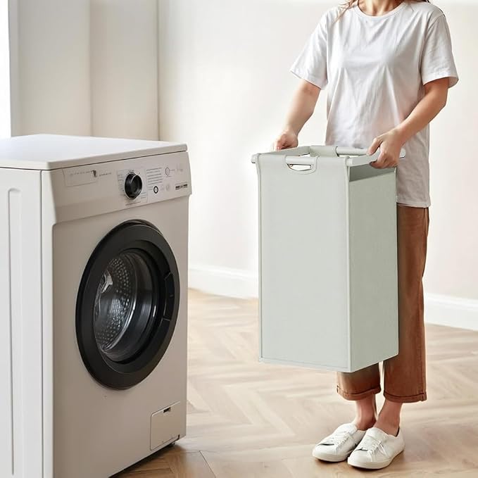 Herture Laundry Hamper with Shelf, Laundry Basket 4 Section, Laundry Sorter - Image 7