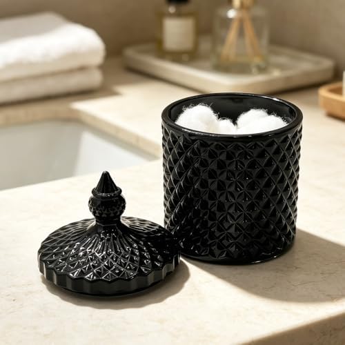 10 oz Black Glass Candy Dish - Image 4