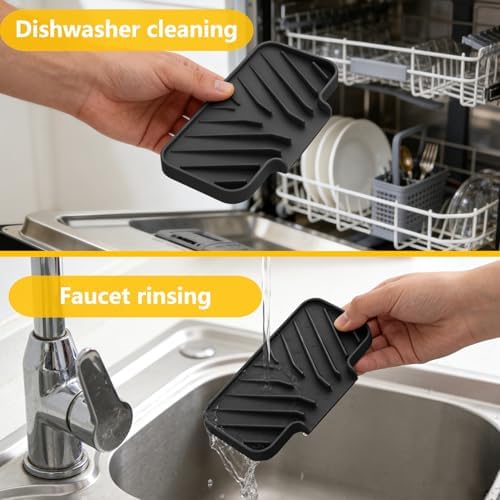 JOOKK Sponge Holder for Kitchen Sink, 7.9"×4" Soap Tray - Image 7