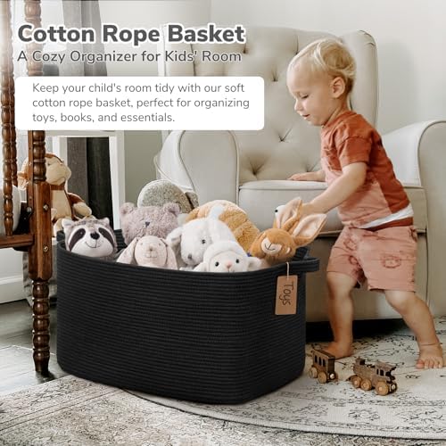 Goodpick 75L Extra Large Woven Rope Blanket Basket - Image 2