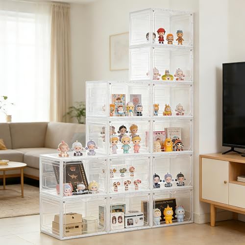 6 Pack Large Clear Shoe Storage Organizer Boxes - Image 7