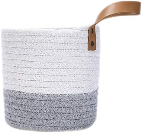 2 pcs Small Wall Hanging Storage Baskets, wall decor organizer, 6” × 6.3" - Image 4