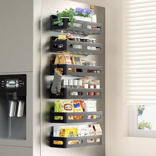 Sevenblue 6-Pack Magnetic Spice Rack by Sevenblue