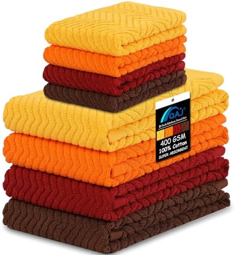 100% Cotton Kitchen Towels and Dishcloths Set by Unknown