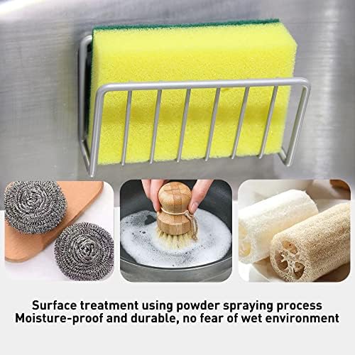 Sponge Holder for Kitchen Sink;Suction Cup Sponge Rack Kitchen Sink;Quick - Image 5