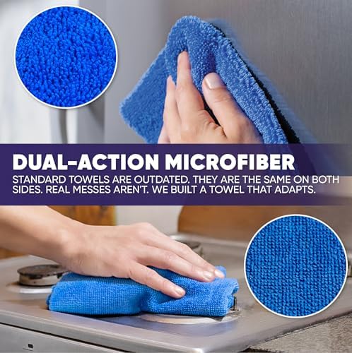 Microfiber Wholesale Pronto Cloths, Dual-Sided Microfiber Cleaning Towels - Image 3