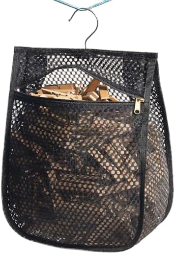 Mesh Clothespin Bag for Clothesline Outdoor, Clothes pin Bag - Image 3
