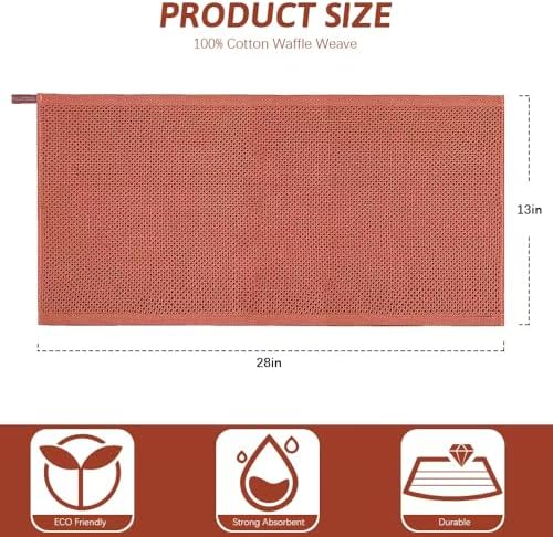 Nialnant Kitchen Hand Towels, 13 x 28 Inches, 100% Cotton - Image 2