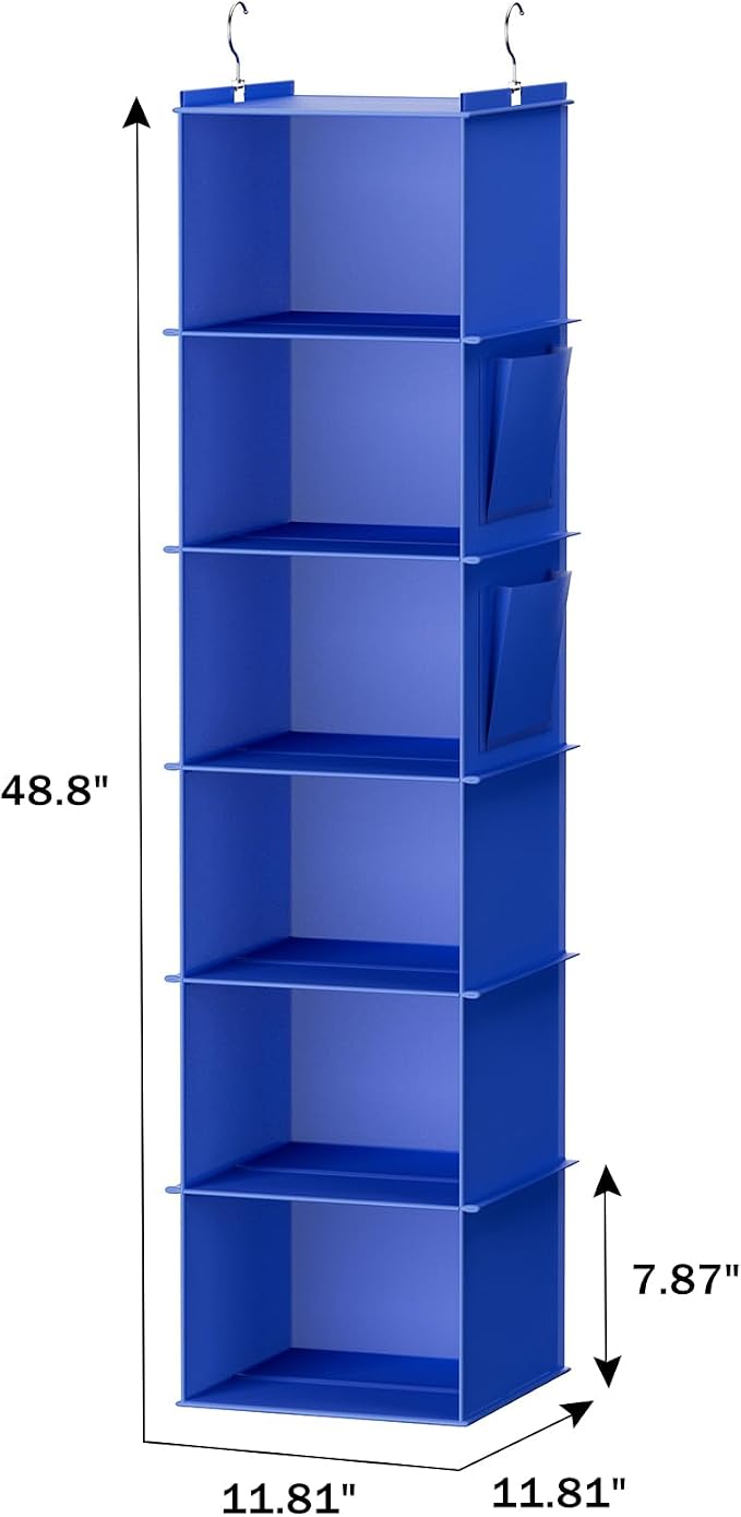 YOUDENOVA Hanging Closet Organizer and Storage, Clothes Organizer - Image 3