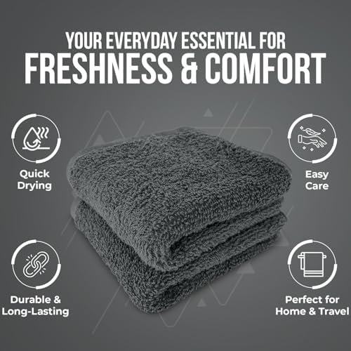 DAN RIVER 12 Pack Cotton Wash Cloths Set - Image 5
