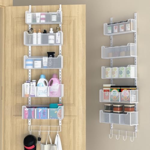VyGrow Over The Door Organizer, Metal Door Organizer Hanging by VyGrow