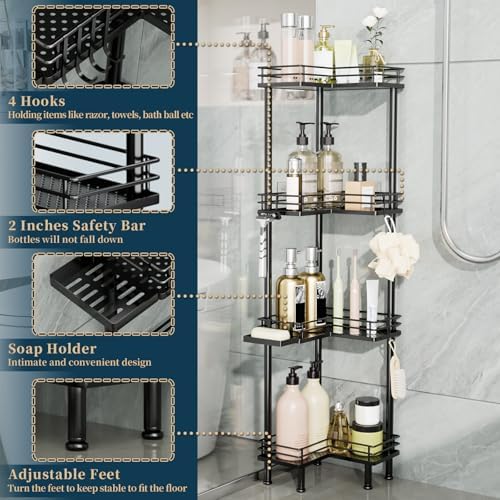 Consumest Corner Shower Caddy Standing - Image 3