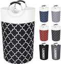Large Laundry Basket, 82L Tall Collapsible Hamper by Fabspace