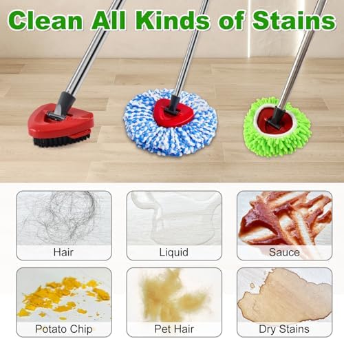 Mop Heads Replacements for Ocedar Easywring RinseClean 2 Tank Spin Mop Replace - Image 5