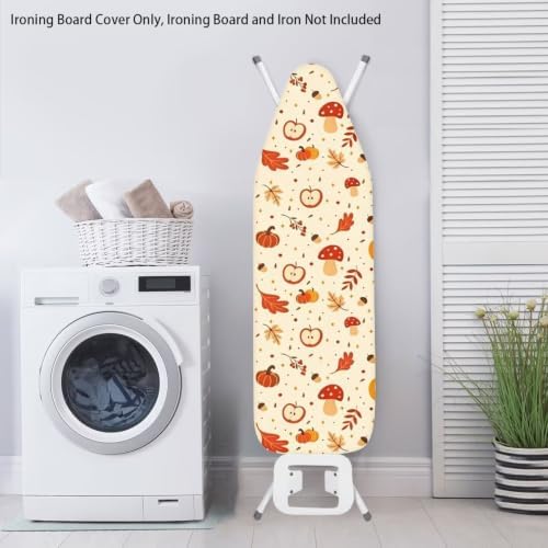 Maple Leaf Mushroom Ironing Board Cover and Pad 16 x 55 Thick Padding - Image 3