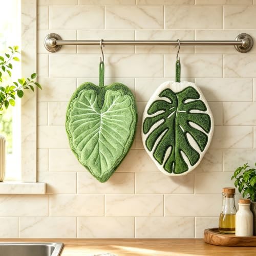 2 Pack Cute Kitchen Hand Towels by Unknown