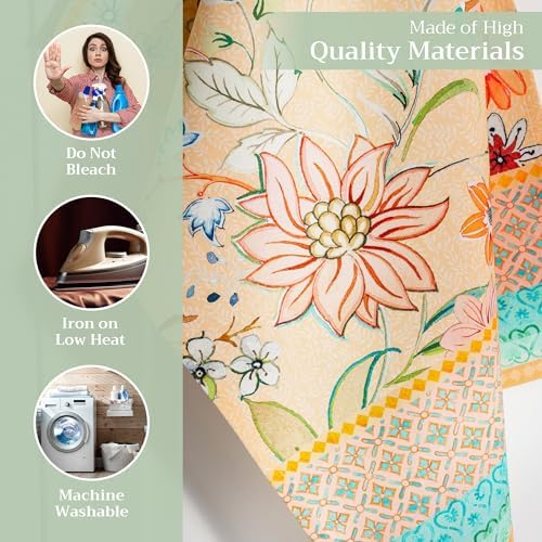 Maison d' Hermine Kitchen Towels Set of 3 Reusable 100% Cotton 27.50" x 20" - Image 3