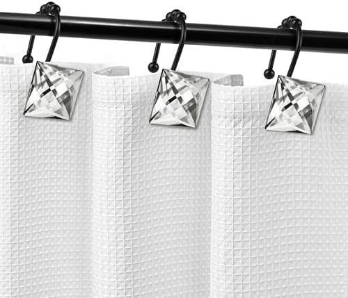 Sunlit Luxury Design Square Clear Diamond Crystal Gem Bling - Image 5