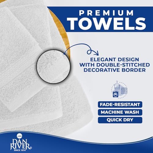 DAN RIVER 8 Piece Luxury Bath Towels - Image 6