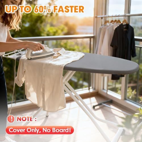 Ironing Board Cover and Pad, 15x54 Standard Size, Scorch Resistant - Image 2