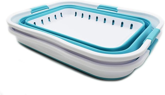 SAMMART 42L Collapsible Plastic Laundry Basket - Image 4