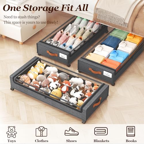 Yecaye 70L Under Bed Storage - Image 4