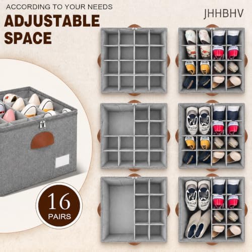 2 Pack Shoe Organizer for Closet - Image 3