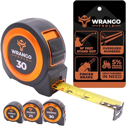 Wrango Tools 30 FT Tape Measure by WrangoTools