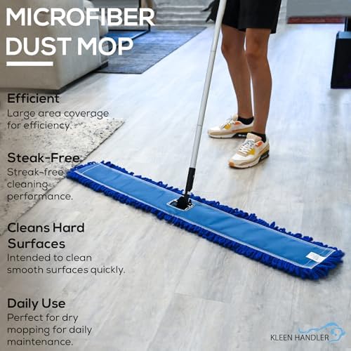 KLEEN HANDLER 48" Microfiber Dust Mop Head Replacement, 1 Pack - Image 4