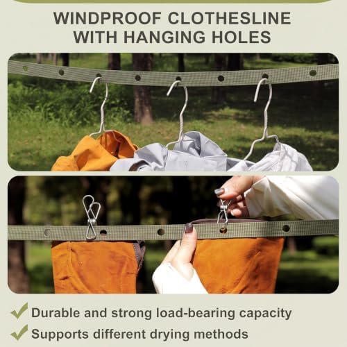 3 Pack Portable Clothesline - Image 5