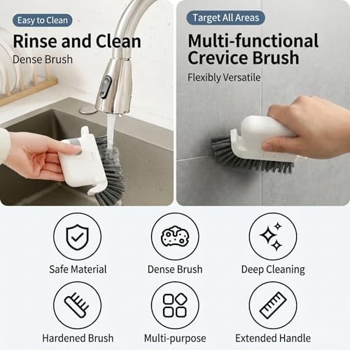3-in-1 Window Track Cleaning Brush, Scraper & Tweezers, 2 Pack - Image 6