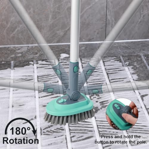 3 in 1 Tile Tub Shower Scrubber, Cleaning Brush - Image 3