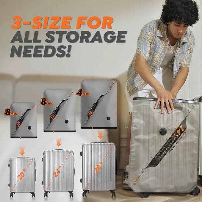 Vacbird Rechargeable Wireless Pump Travel Storage Bags Set - Image 5