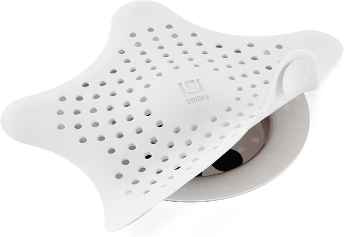 Umbra Starfish Hair Catcher, Suction Cup Drain Cover, flexible and durable by Umbra