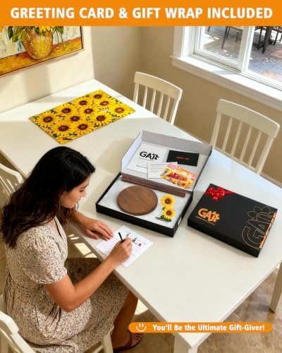 Sunflower Paper Towel Holder, Farmhouse Kitchen Countertop Decor - Image 4
