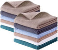 QUILTINA Dish Towels Set, 100% Cotton Waffle Weave Kitchen Towels 12 Pack by Quiltina