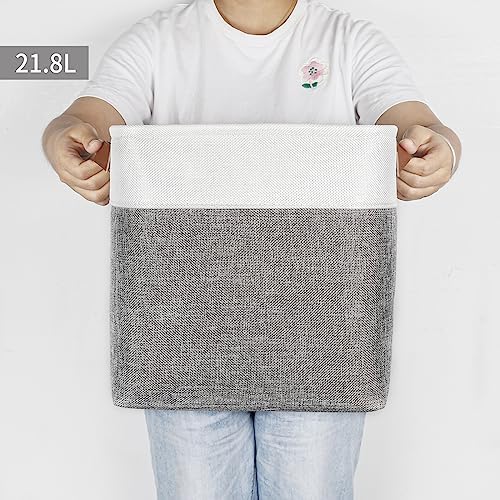 Bagnizer Collapsible Fabric Storage Cubes 11x11 Cube Storage Bins, 4 Pack - Image 6