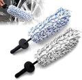 OJJ 2026 New 2pcs Long Handle Microfiber Wheel Brush Car Duster Exterior by OJJ
