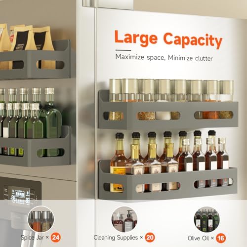Sevenblue 4-Pack Magnetic Spice Rack - Image 4