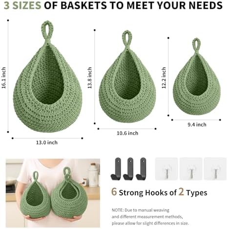 Boho Wall Hanging Fruit Baskets - Image 4