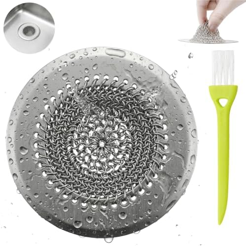 Kitchen Sink Drain Strainer, Reversible 304 Stainless Steel Mesh Strainer by Unknown