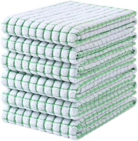 Mordimy Premium Cotton Kitchen Towels 16"x 25", 6 Pack by Mordimy