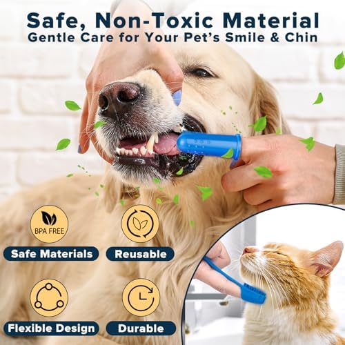6PCS Grooming & Bath Supplies for Dogs, Cats | Dog Washing Gloves | Dog Bath - Image 6