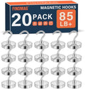 FINDMAG Strong Magnetic Hooks, 20 Pack Magnets by FINDMAG