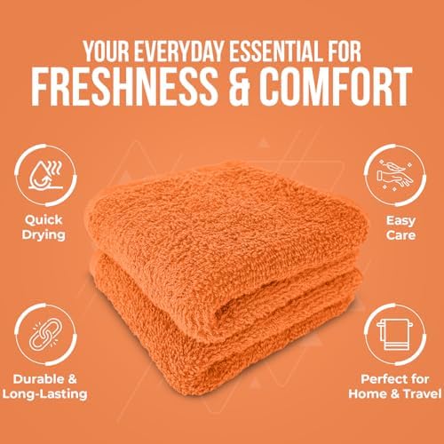 DAN RIVER 24 Pack Cotton Wash Cloths Set - Image 5