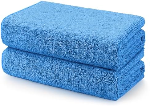 HOMEXCEL Professional Large Microfiber Car Drying Towels 2 Pack by HOMEXCEL