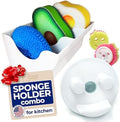 BeraTek Sponge Daddy Caddy & Under Sink Sponge Holder Combo by StorageTheory